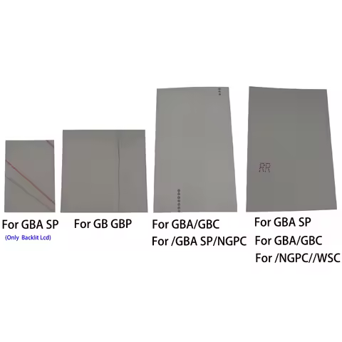 10PCS Polarized Polarizer Filter Film Sheet For Gamboy GB DMG GBP Polarizing For GBA GBC GBASP GBA S