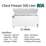 Rsa Chest Freezer 500 Liter Freezer Box Cf 600H Cf-600H Cooler Box