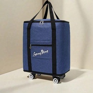 2in1 Bag Suitcase Bag Portable Trolley Bag Waterproof Travel Bag and Wheels