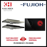FUJIOH FR-MS1990 R/V 900MM SUPER SLIMHOOD + FH-IC6020 HYBRID HOB BUNDLE