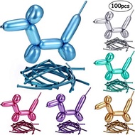Celetex 260 Metallic Chrome Nipple Balloons, 1 pack of 100