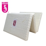 SEA HORSE Single Size Foldable SOFT-Q Model Foam Mattress (3-fold)!PATTERN AND COLOR RANDOM TO SHIP!