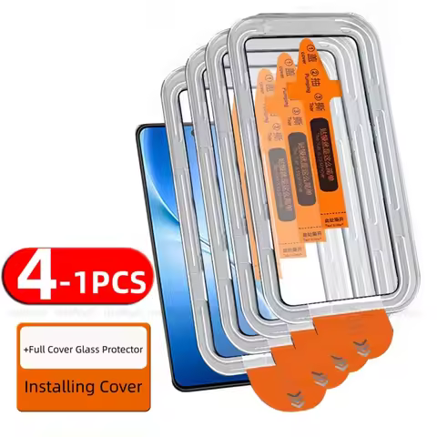 4/3/2/1pcs For Vivo V60 Lite Glass Vivo V60 Lite Tempered Glass Full Cover Protective Dust Free Scre