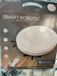 Clean Robot 家用自動掃地機械人 藍牙APP 控制 USB充電式智能自動吸塵機械人 - 白