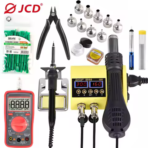 JCD 8898 Soldering Station 2 in 1 LCD Display 750W Rework Welding Station for cell-phone BGA SMD IC