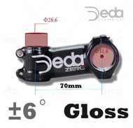 DEDA Alloy and Carbon Fiber Bike stem Mountain and Road Bicycle Stem Clamp 31.8mm Angle 6 or 17 Bike