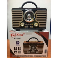 Classic Design Mini Radio & MP3 Music Player With Bluetooth / USB Support / TF Card / Radio (PX-30BT