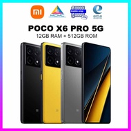 POCO X6 PRO 5G (12GB RAM+512GB ROM) 6.67" CrystalRes 1.5K Flow AMOLED DotDisplay - Xiaomi Malaysia Warranty