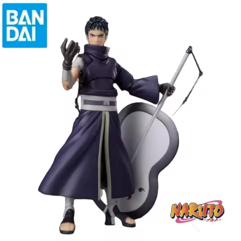 In Stock Bandai Original Naruto Shfiguarts Uchiha Obito Anime Merchandise Model Ornaments 100% Genui
