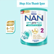 (HSD T12-2026) (Mẫu Mới) Sữa Bột Nestle NAN OPTIPRO PLUS 2 – Hộp 400g.