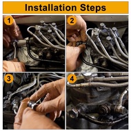Modified Universal Fisheye Hollow Oil Supply Screw M12x1.0mm to An4 banjo Joint Oil Pipe Connector