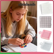 NOVOCCT Perler Beads Baking Board, DIY Toy Accessories Strikethrough Perler Beads Template, 2.6mm Ha