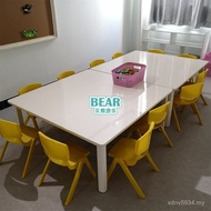 Children Table Educational Game Kindergarten Painting Paint Baby White High-End Baking Desk Chair Ea