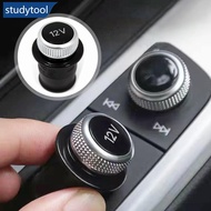 STUDYTOOL 12V Car Chrome Plated Plug Cover for A4 A5 A6L Q5 8W0919311 8WD919311 4H0919311 4L0919311 