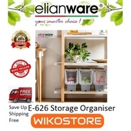 Hot Price [Wikostore]  Elianware E626 / E-626 Stack Box With Roller / Storage Box  (8.6"L x 15.3"W x