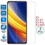 Protective tempered glass for xiaomi poco x3 pro nfc gt screen protector on pocox3 x 3 3x x3pro x3gt