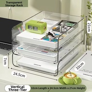 Transparent File Storage Rack