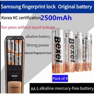 Samsung fingerprint lock original battery password lock electronic smart door lock universal 5th alkaline batte