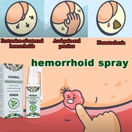 Krim Buasir Hemorrhoid Spray ubat buasir 100% paling berkesan Antibacterial Treat Internal and Exter