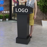 Speaker Podium Stage Stand Reception Lecture Hall Table Host Speech Talk Emcee Desk Meja Ucapan COKL