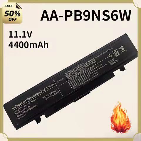 11.1V 4400mAh Laptop Battery AA-PB9NC6B for Samsung AA-PB9NS6B R530 RV511 RV411 RV508 R528 R580 R540