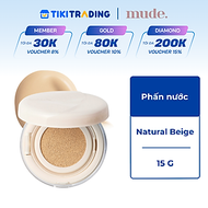 Phấn nước che phủ toàn diện bền màu mịn màng kiềm dầu 24h mude Cushion Soft Silky Fit All Day (15g)