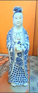 藍白瓷觀音像