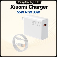 Xiaomi Charger Hypercharge Fast Wall Charger 120W 55W 67W 33W