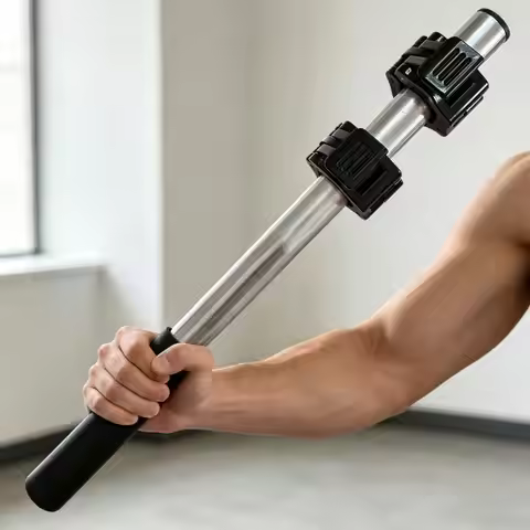Adjustable Forearm Wrist Exerciser Dumbbell Rod Forearm Workout Equipment With Nonslip Handle For Fi