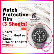 Protective Sticker for Rolex Yacht-Master 42mm (3 sheets) 226627 RLX Titanium / Scratch & Contaminat