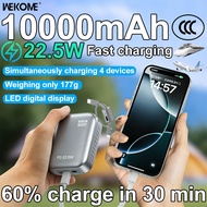 3C Certification✅3c Powerbank 10000mAh Wireless Powerbank USB Charging 22.5W Portable Mini PowerBank