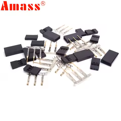 10/ 20pair Male/ Female Connector For Futaba For RC Model, Servo Connector, Model Receiver Battery E