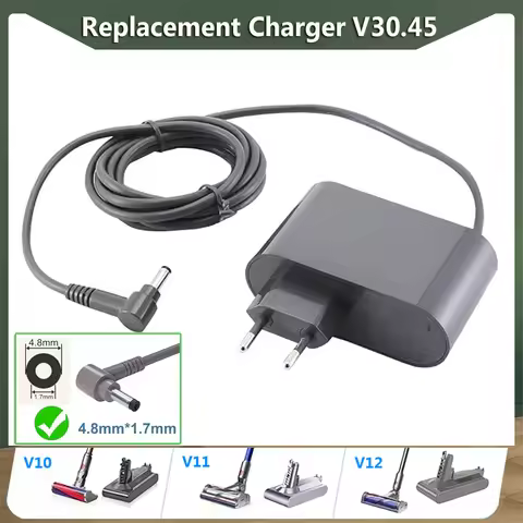 30.45V Charging Cable Charger For Dyson V10 V11 V12 V15 SV12 SV14 SV15 SV20 SV22 Replacement Part Va