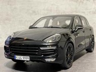 【MINICHAMPS】1/18 Porsche Cayenne turbo s 黑色 1:18 模型車