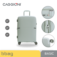CAGGIONI กระเป๋าเดินทางล้อลาก รุ่น CAG01 น้ำหนักเบาพิเศษ วัสดุ PP ซิปขยาย 25% TSA Lock ผิวด้าน (20/2