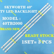 40TB2000 SKYWORTH 40" TV LED BACKLIGHT(LAMP TV) SKYWORTH 40 INCH LED TV BACKLIGHT