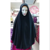 Tudung Labuh Koshibo Crepe Bidang 60" (Hitam)