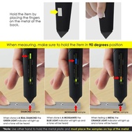 NewtDiamond Moissanite Tester Gemstone 2pt Jewel Stone Combo Gem Test Jewelry Identifier Tool Equipm