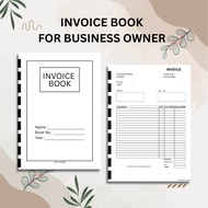 Invoice Book For Business Owner | 40 Pages Included Customer Copy | A4 Size 75gsm | With Carbon Pape
