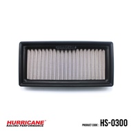 HURRICANE กรองอากาศรถยนต์ผ้าแดง สแตนเลส Mitsubishi Attrage Xpander Toyota Avanza Sienta Vios Yaris H