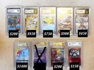 Pokémon card Psa10 csc10 bgs10 超夢夢 夢夢 路卡利奧 莉莉艾 30周年 比卡超 噴火龍 伊貝 耿鬼 梵高)