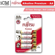 Fujitsu Premium Alkaline batteries AA size 4pcs pack