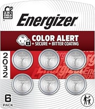 Energizer 3 Volt Watch Batteries, Lithium 3v CR2032 Battery (6 Count) 2032BP-6