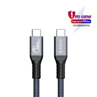 [ส่งจากไทย-ออกใบกำกับได้] ORICO Thunderbolt 4 USB C Cable PD 100W 8K/60Hz 40Gbps Type C USB 4.0 Cabl
