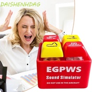 DAISHENHDAG Pilot Keychain, Aircraft Route 737 Airbus EGPWS Warning Simulator, Portable Pendant High