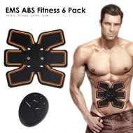 Six 6 Pack EMS ABS Fit Wireless Body Gym Workout Slim Tummy Fitness