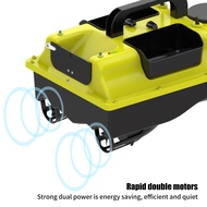 การตกปลา Bait Boat GPS การตกปลาไร้สาย RC เรือ 2 กิโลกรัม Lure Load ช่วง 500 ม ส่งคืนอัตโนมัติ D18B