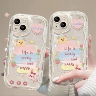 SOFTCASE SILICON CASING MELTING CLEAR SHOCKPROOF LIVE IS LOVELY FOR OPPO A98 A1K A3S A5S A12 A15 A16