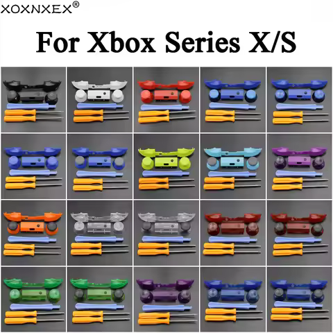 1Set For Xbox Series X/S Controller LB RB LT RT Bumper Trigger Buttons + Thumbsticks + T6 T8 Screwdr