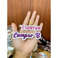 GANTUNGAN / Keychain custom name keychain/ name keychain acrylic name keychain cool keychain viral k